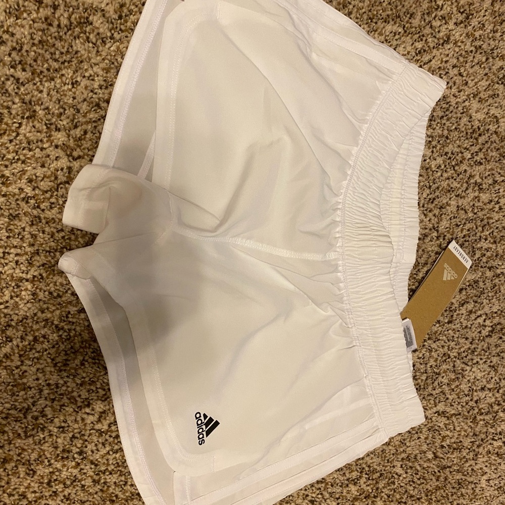 Adidas Women's Athletic White Shorts